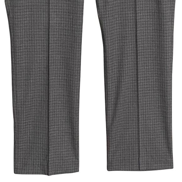 Perry Ellis Portfolio Pants Men's 34x32 Slim Fit Dress Pant Charcoal Gingham NEW - Picture 4 of 12